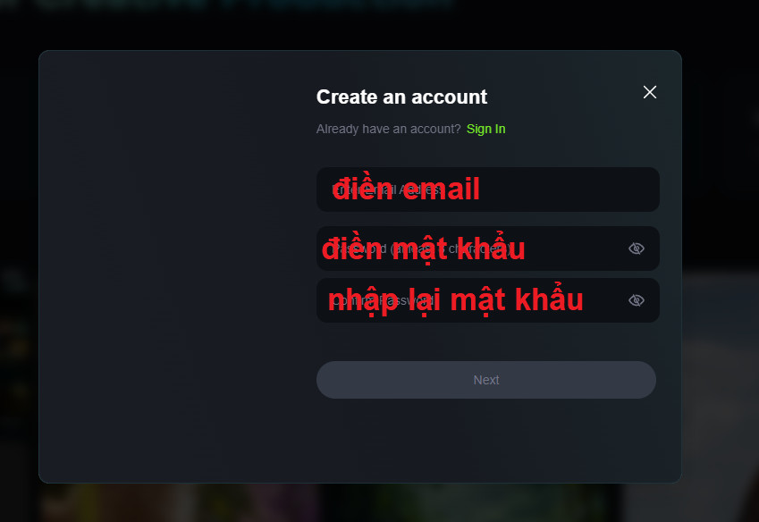 Đăng ký tài khoản Kling AI