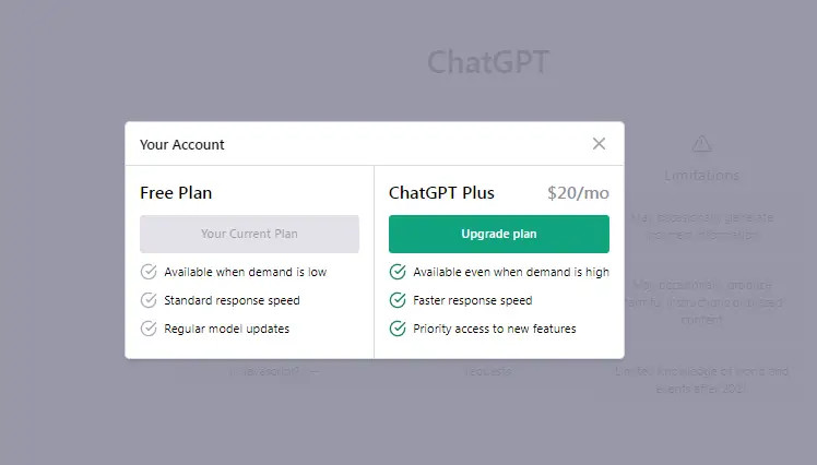 Gói ChatGPT Plus có giá bao nhiêu?