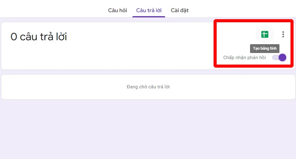 Hướng dẫn tạo Sheet nhập Data khách hàng tham gia khảo sát