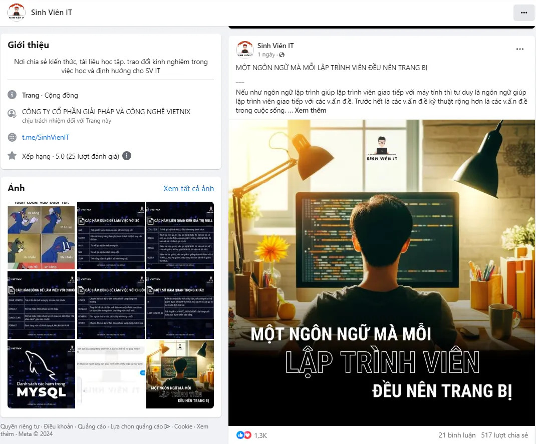 Tập trung vào chất lượng của nội dung