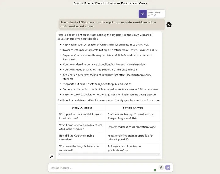 Tính năng tóm tắt tài liệu